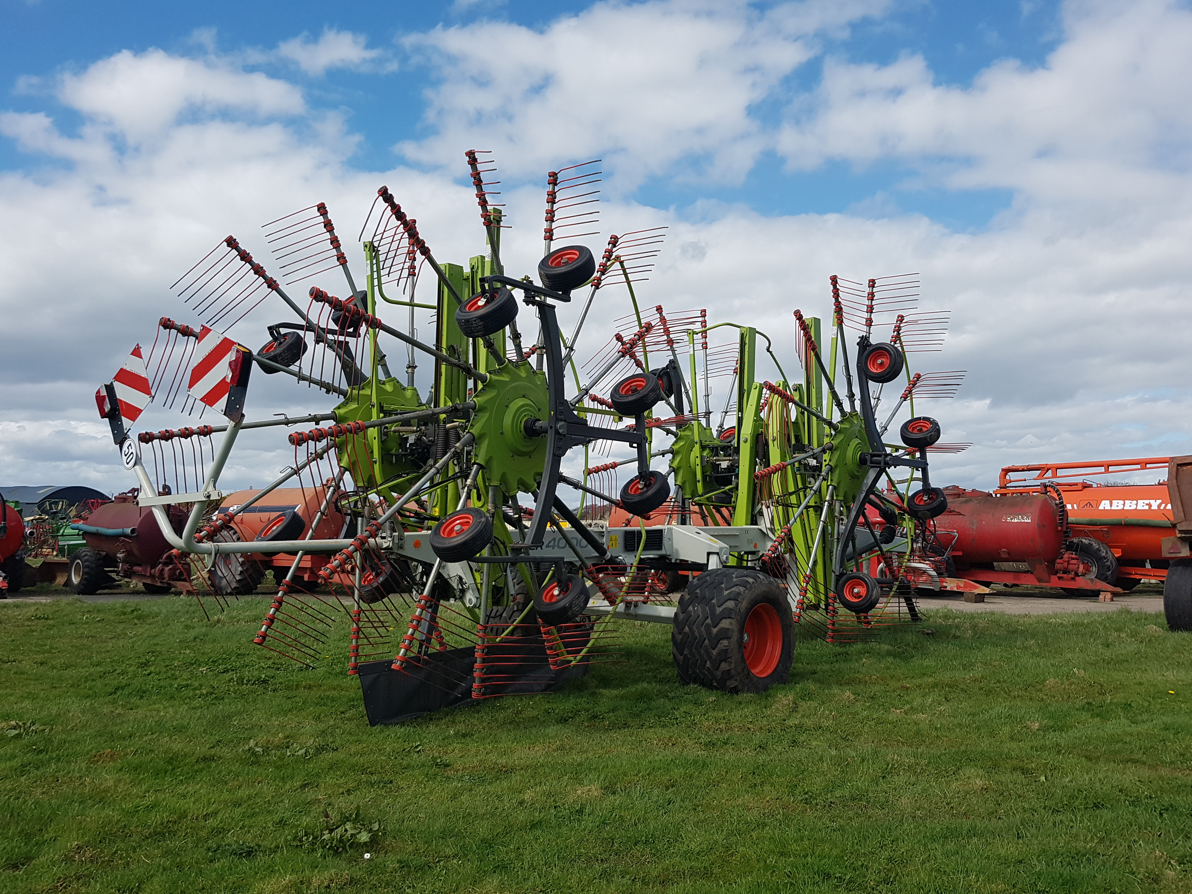 2012 Claas Liner 4000 4 Rotor Grass Rake (Used) Martin Supplies