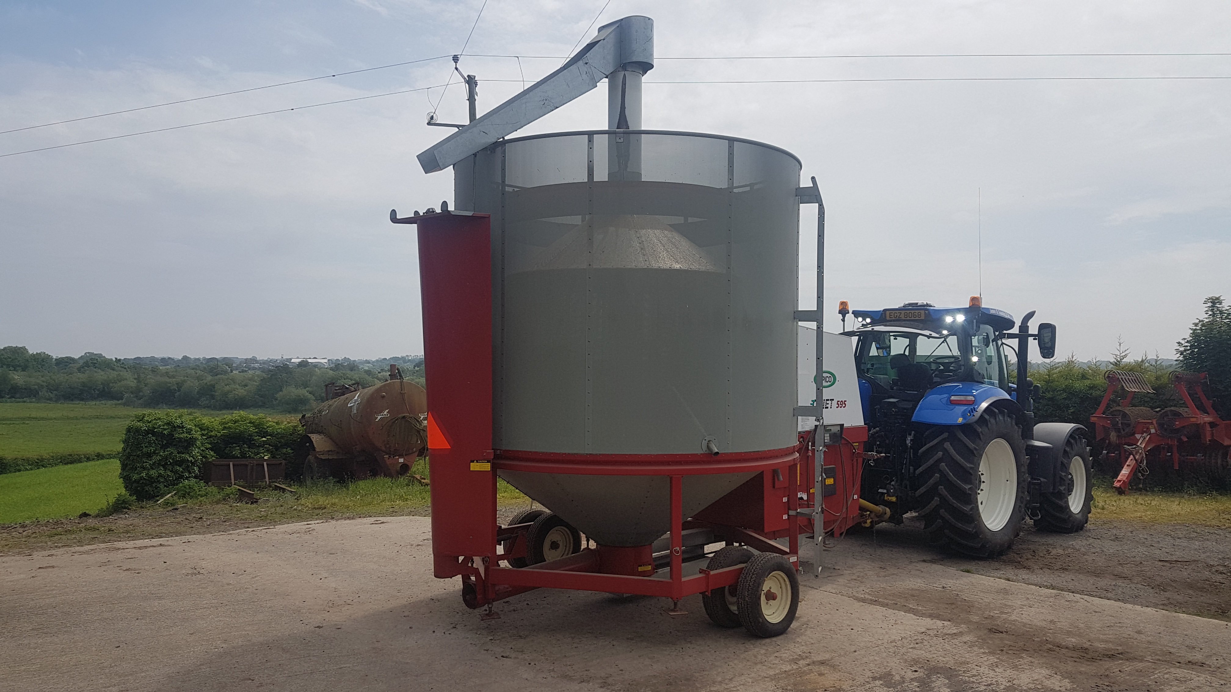 2013 Opico Quiet 595 Mobile Grain Dryer - Martin Supplies