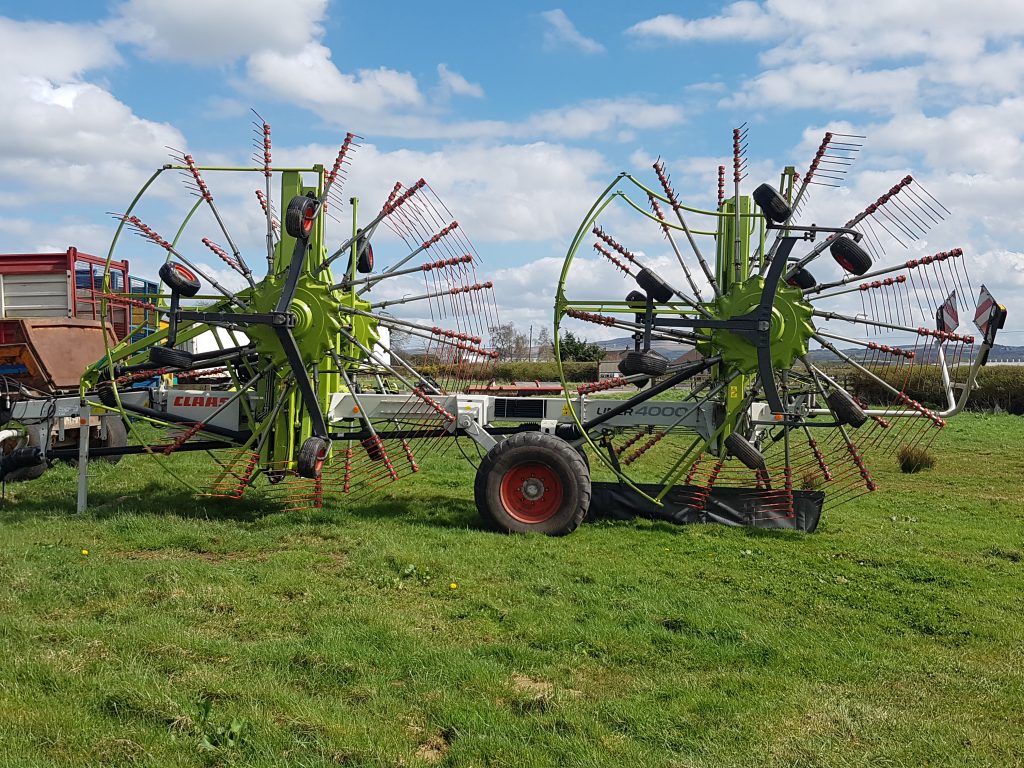 2012 Claas Liner 4000 4 Rotor Grass Rake (Used) Martin Supplies