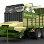 Krone AX self loading and forager filled forage wagons