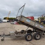 Dale Kane tipping trailer galvanised steel deck