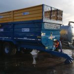 2019 KANE 16 TON HALFPIPE SILAGE TRAILER