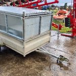 6x4 General Purpose Sheep and Calf Trailer with removeable galvanised top and sides