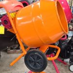 New Belle petrol cement mixer with Honda GX120 engine
