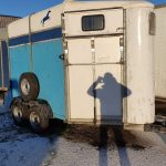 Hudson double horsebox with alloy floor