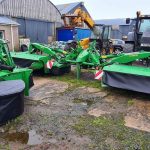 2019 John Deere Front F310 and Rear 950R Butterfly Mowers with sideshift. Mint with only 2000 hours
