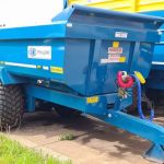 New Kane Trailers half-pipe dump trailer