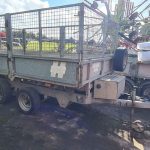 Hudson 10x5'6" Tipping Trailer complete with mesh sides