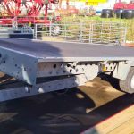 18ft x 7ft Woodford trailers tiltbed triaxle trailer