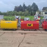 Various selection of shear grabs ready to go. NC Johnston and Wylie
