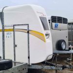 Bateson Ascot double horsebox with LED lights and tack box