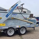 DALE KANE 8FT X 5FT SKIP TRAILER COMES WITH 2 TON SKIP