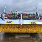 NC 8ft bucket brush with pin and cone brackets